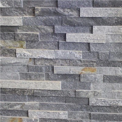 Кварцитен син диамант Естествен стенен панел Ledger